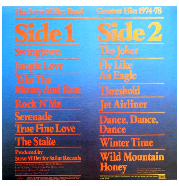 STEVE MILLER BAND - GREATEST HITS 1974-78 | VINILO USADO