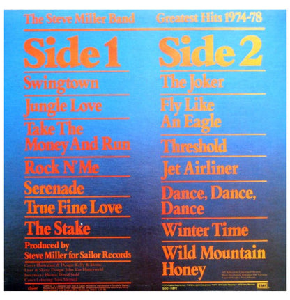 STEVE MILLER BAND - GREATEST HITS 1974-78 | VINILO USADO