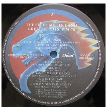 STEVE MILLER BAND - GREATEST HITS 1974-78 | VINILO USADO