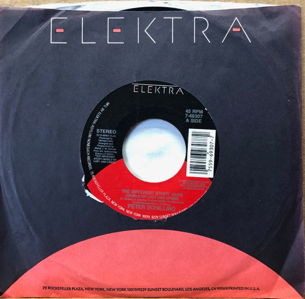 PETER SCHILLING - THE DIFFERENT STORY | 7" SINGLE VINILO USADO