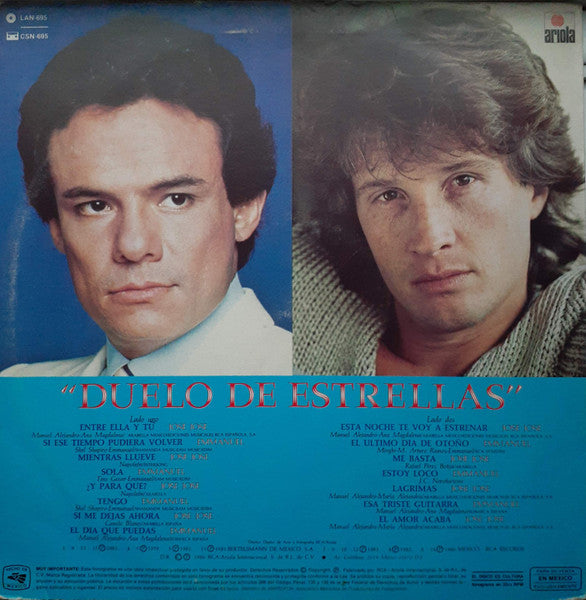 EMMANUEL/JOSÉ JOSÉ - DUELO DE ESTRELLAS | VINILO