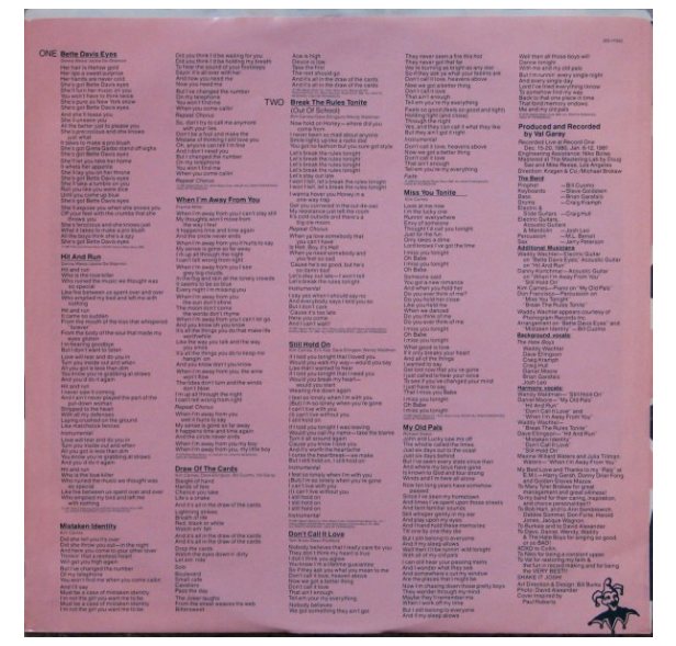 KIM CARNES - MISTAKEN IDENTITY | VINILO USADO