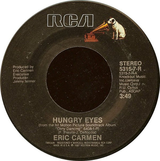 ERIC CARMEN - HUNGRY EYES | 7" SINGLE VINILO USADO
