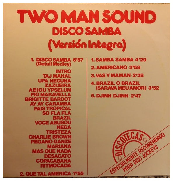 TWO MAN SOUND - DISCO SAMBA | VINILO USADO