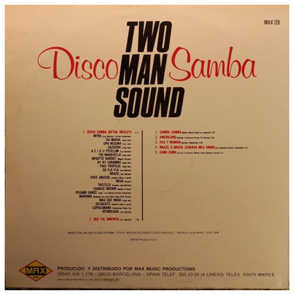 TWO MAN SOUND - DISCO SAMBA | VINILO USADO