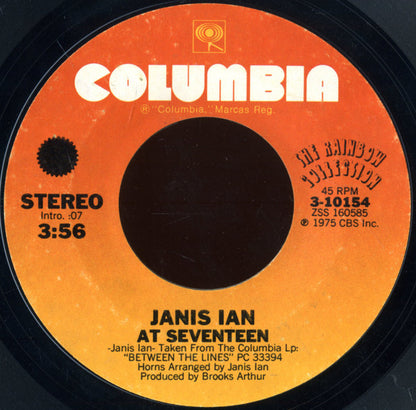JANIS IAN - AT SEVENTEEN/STARS | 7" SINGLE VINILO USADO