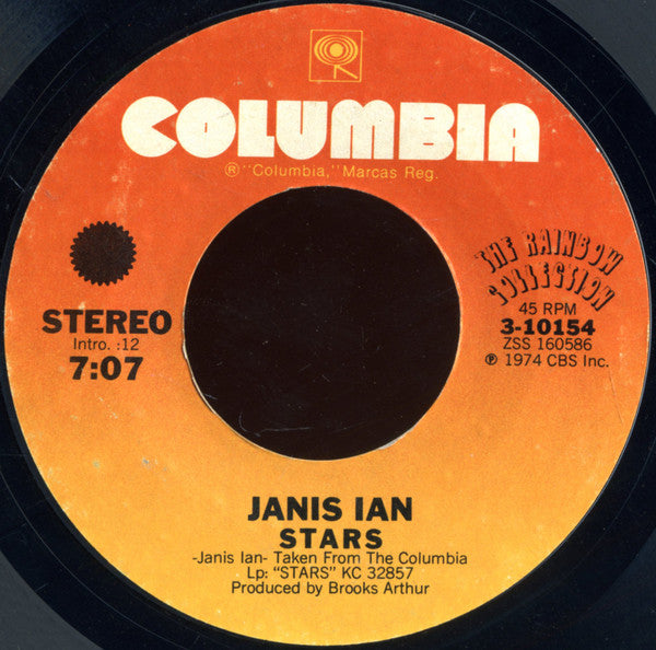 JANIS IAN - AT SEVENTEEN/STARS | 7" SINGLE VINILO USADO