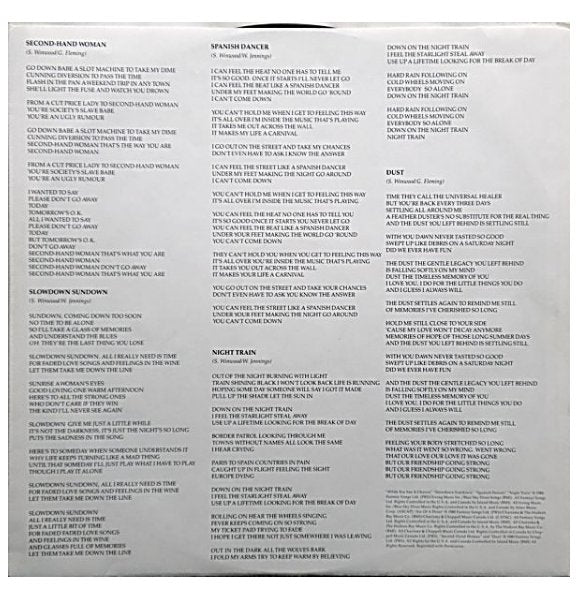 STEVE WINWOOD - ARC OF A DIVER | VINILO USADO