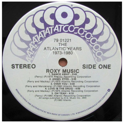 ROXY MUSIC - ATLANTIC YEARS 1973-1980 | VINILO USADO