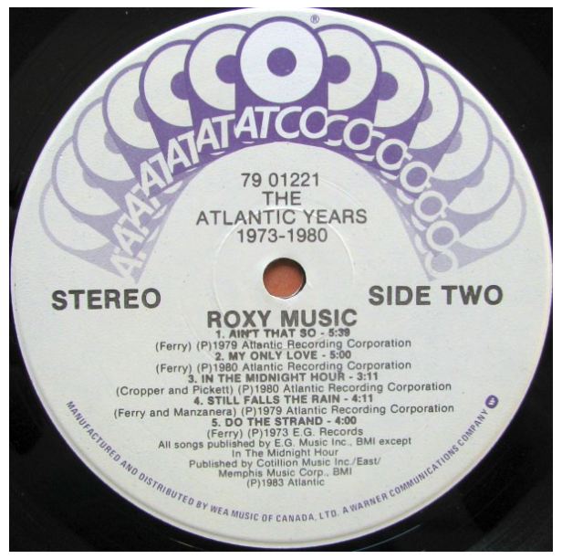 ROXY MUSIC - ATLANTIC YEARS 1973-1980 | VINILO USADO