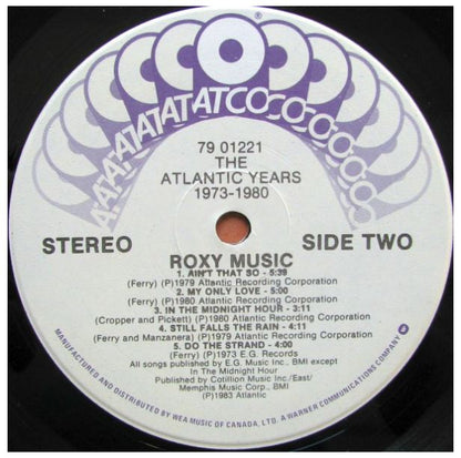 ROXY MUSIC - ATLANTIC YEARS 1973-1980 | VINILO USADO