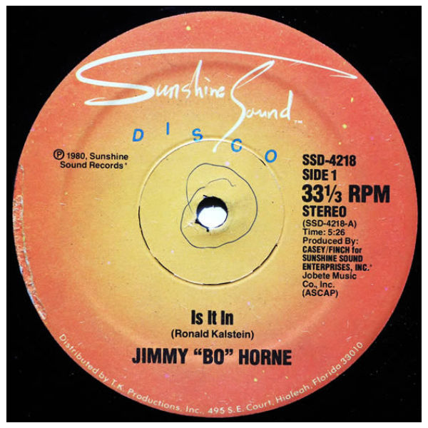 JIMMY "BO" HORNE - IS IT IN | 12" MAXI SINGLE USADO