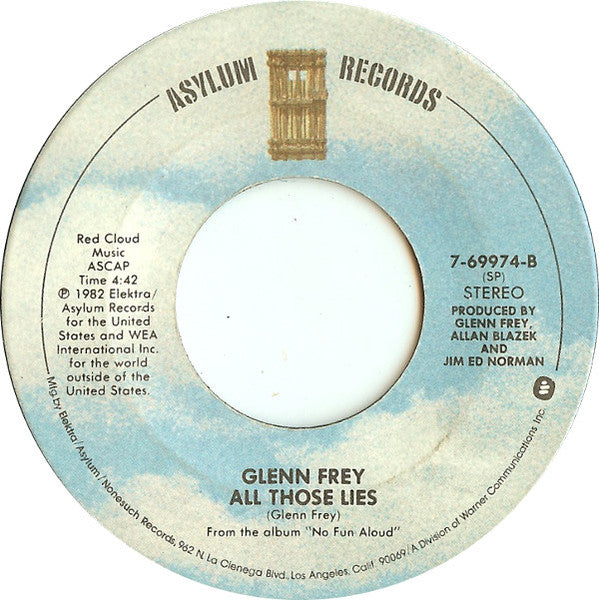 GLEN FREY - THE ONE YOU LOVE | 7" SINGLE VINILO USADO