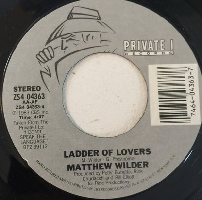 MATHEW WILDER - THE KID'S AMERICAN | 7" SINGLE VINILO USADO