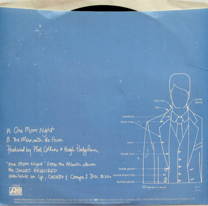 PHIL COLLINS - ONE MORE NIGHT | 7" SINGLE VINILO USADO