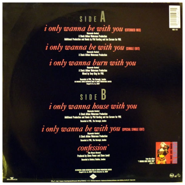 SAMANTHA FOX  - I ONLY WANNA BE WITH YOU | 12" MAXI SINGLE USADO