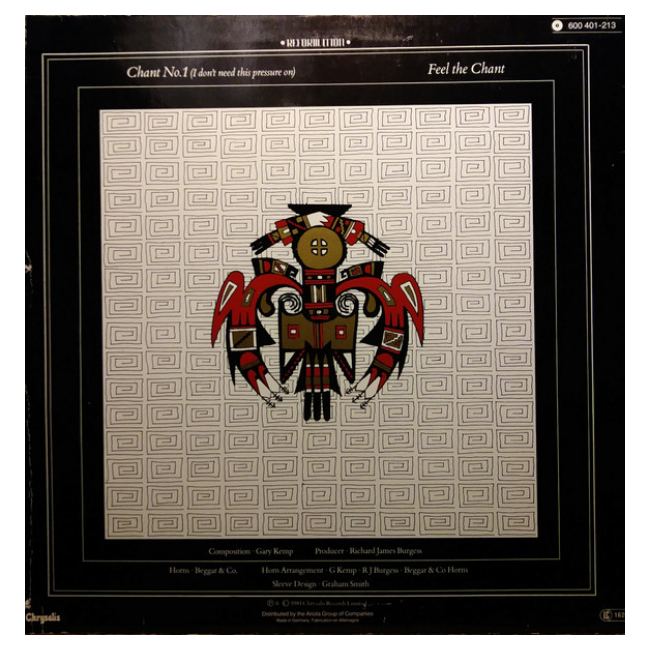 SPANDAU BALLET - CHANT NO.1 (I DON'T NEED THIS)  | 12" MAXI SINGLE USADO