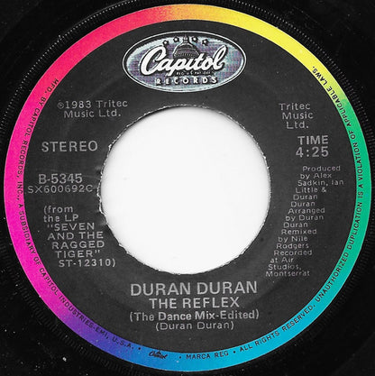DURAN DURAN - THE REFLEX (LTD EDITION POSTER SLEEVE) | 7" SINGLE VINILO USADO