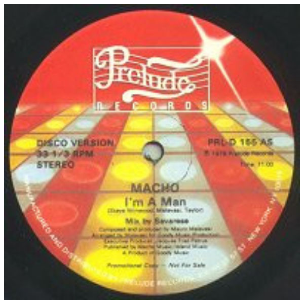 MACHO - I´M A MAN | 12" MAXI SINGLE USADO
