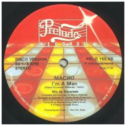 MACHO - I´M A MAN | 12" MAXI SINGLE USADO