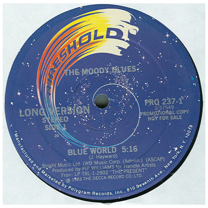 MOODY BLUES  -  BLUE WORLD | 12" MAXI SINGLE USADO