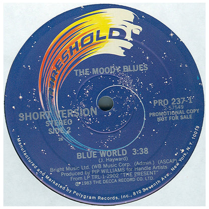 MOODY BLUES  -  BLUE WORLD | 12" MAXI SINGLE USADO