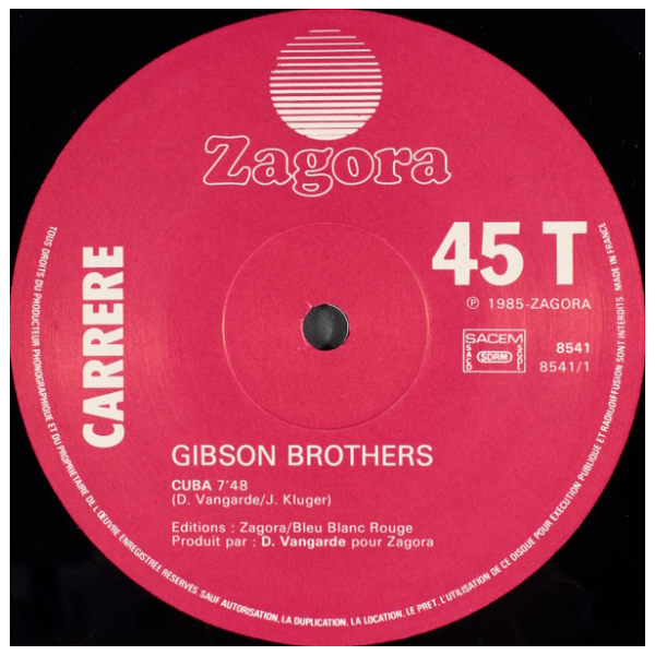 GIBSON BROTHERS - CUBA | 12" MAXI SINGLE USADO