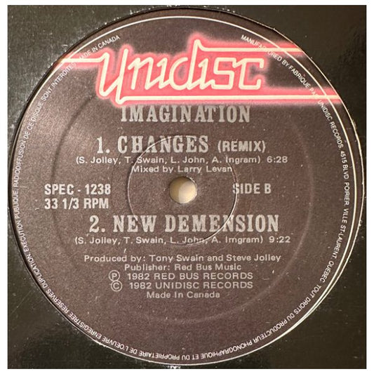 IMAGINATION - JUST AN ILLUSION/NEW DIMENSION | 12" MAXI SINGLE USADO