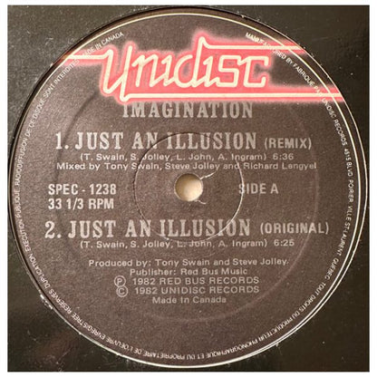IMAGINATION - JUST AN ILLUSION/NEW DIMENSION | 12" MAXI SINGLE USADO