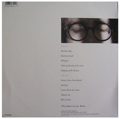 ELTON JOHN - SLEEPING WITH THE PAST | VINILO USADO