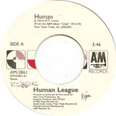 HUMAN LEAGUE - HUMAN | 7" SINGLE VINILO USADO