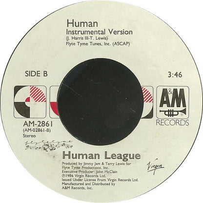 HUMAN LEAGUE - HUMAN | 7" SINGLE VINILO USADO