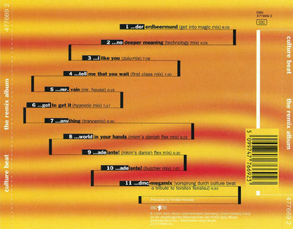 CULTURE BEAT - THE REMIX ALBUM | CD USADO