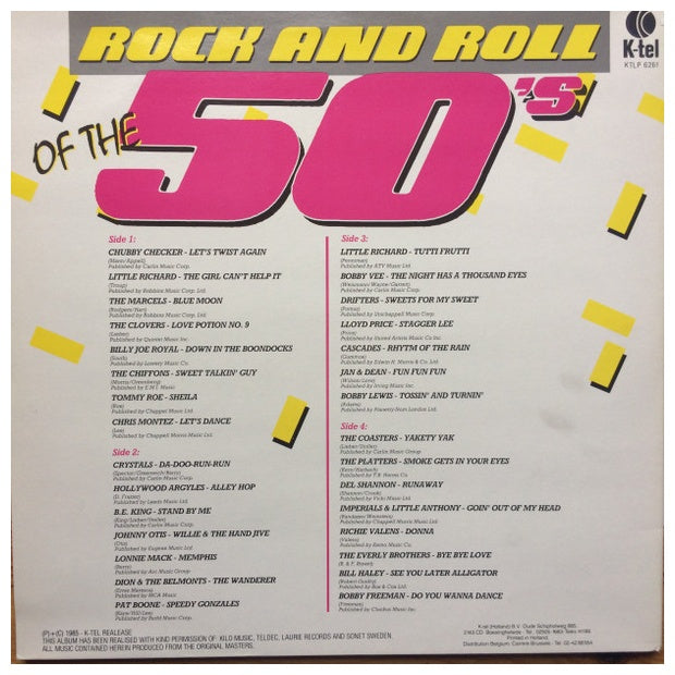 ROCK & ROLL OF THE 50'S - VOL.1 (2LP) | VINILO USADO
