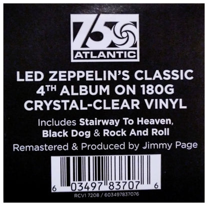 LED ZEPPELIN  - LED ZEPPELIN IV (CLEAR VINYL) | VINILO