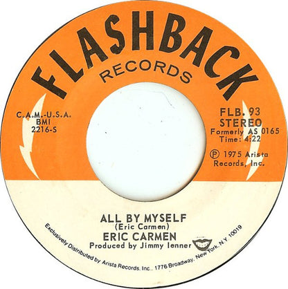 ERIC CARMEN - ALL BY MYSELF/NEVER GONNA FALL IN LOVE AGAIN | 7" SINGLE VINILO USADO