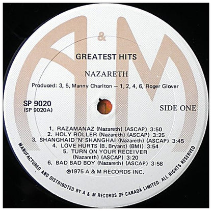 NAZARETH - GREATEST HITS | VINILO USADO