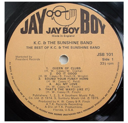 KC AND THE SUNSHINE BAND - THE BEST OF | VINILO USADO