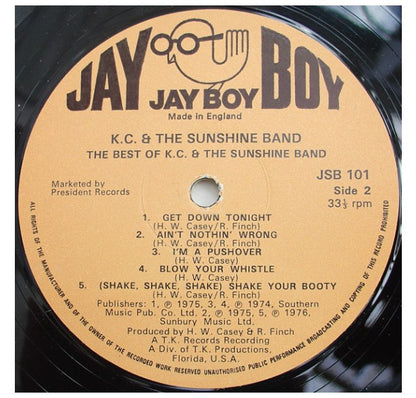 KC AND THE SUNSHINE BAND - THE BEST OF | VINILO USADO