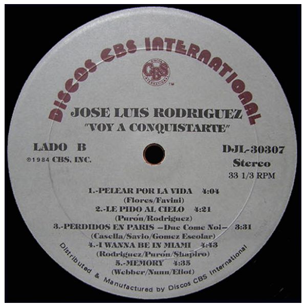 JOSE LUIS RODRIGUEZ - VOY A CONQUISTARTE | VINILO USADO