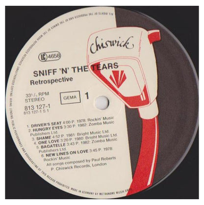 SNIFF 'N' THE TEARS - RETROSPECTIVE  | VINILO USADO