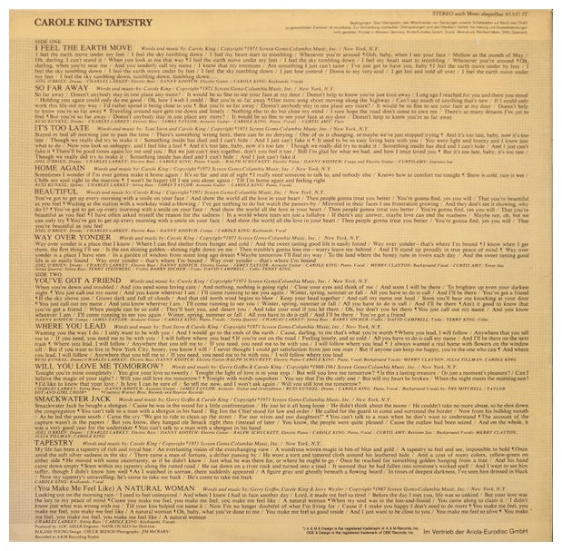 CAROLE KING - TAPESTRY | VINILO USADO