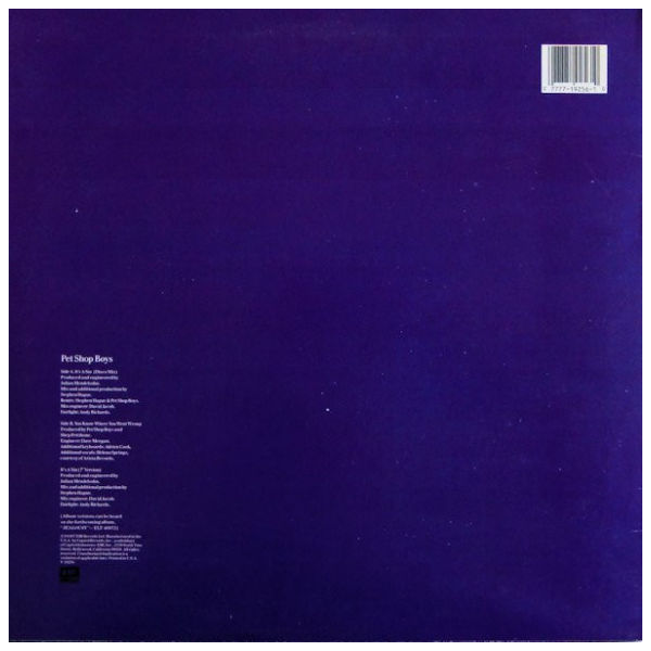 PET SHOP BOYS - IT'S A SIN | 12" MAXI SINGLE USADO