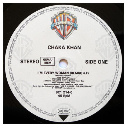 CHAKA KHAN - I'M EVERY WOMAN  | 12" MAXI SINGLE USADO