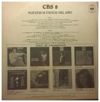 NUESTROS EXITOS DEL AÑO - CBS 8 - VARIOS ARTISTAS | VINILO USADO