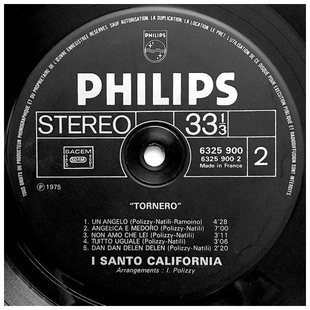 I SANTO CALIFORNIA - TORNERÓ | VINILO USADO