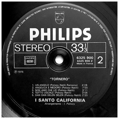 I SANTO CALIFORNIA - TORNERÓ | VINILO USADO