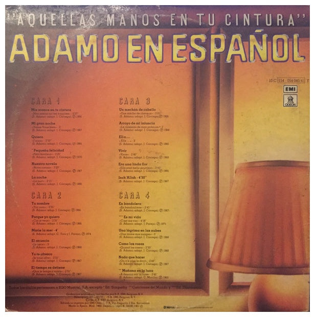 ADAMO - 24 GRANDES CANCIONES EN ESPAÑOL (2LP) | VINILO USADO