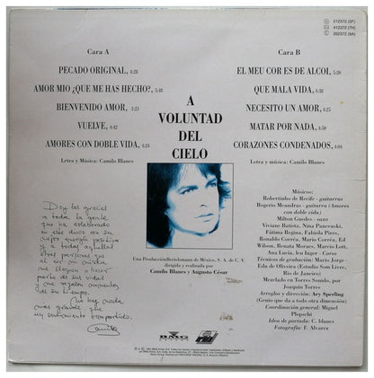 CAMILO SESTO - A VOLUNTAD DEL CIELO (CON POSTER) | VINILO USADO