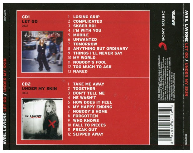 AVRIL LAVIGNE - LET GO/UNDER MY SKIN (2CD) | CD
